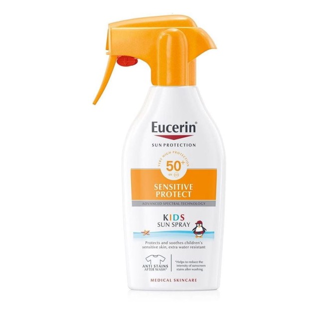 EUCERIN SPREJ ZA ZAŠTITU OSETLJIVE DEČJE KOŽE OD SUNCA SPF 50+ 300ML - Online Apoteka EUCERIN SPREJ ZA ZAŠTITU OSETLJIVE DEČJE KOŽE OD SUNCA SPF 50+ 300ML